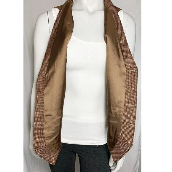 VINTAGE Saks Fifth Avenue Wool Vest - Picture 6 of 7